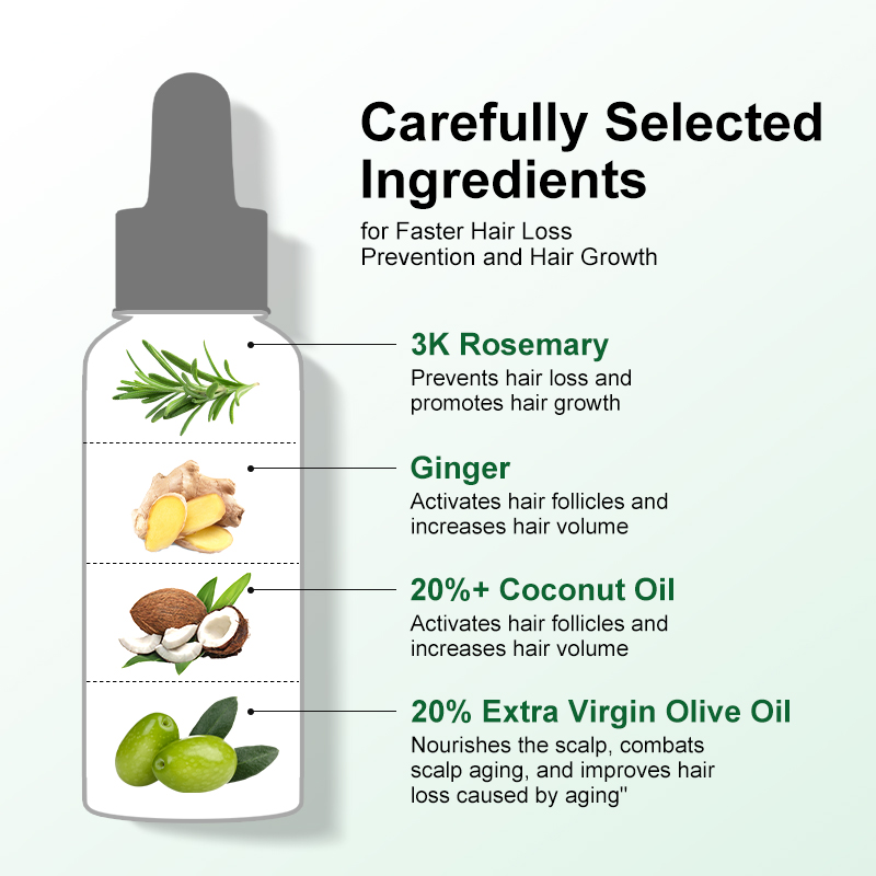 PURC Rosemary Oil for Hair Gro - Hair Care Essence Oil Spray 评论和价格