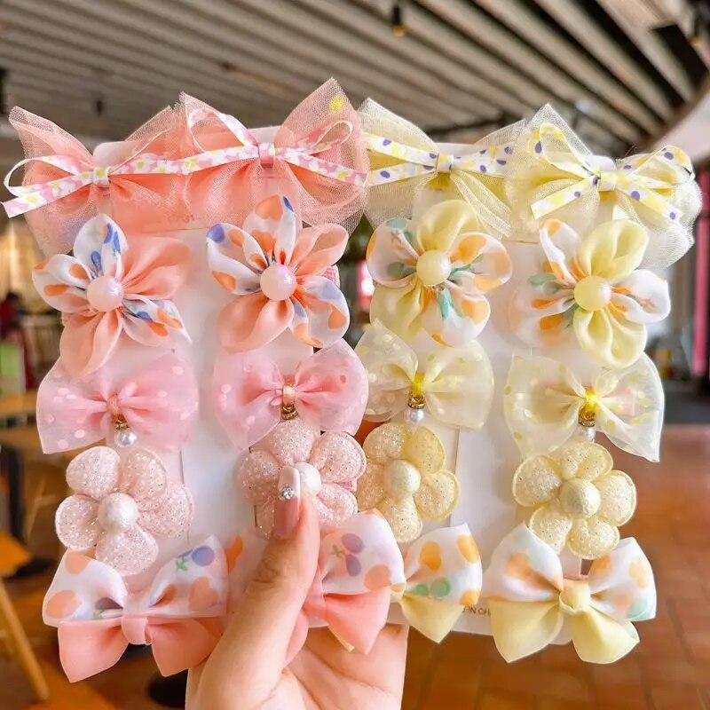 10Pcs/Set Cute Bows Baby Hairc - Hair Care Gift 评论和价格