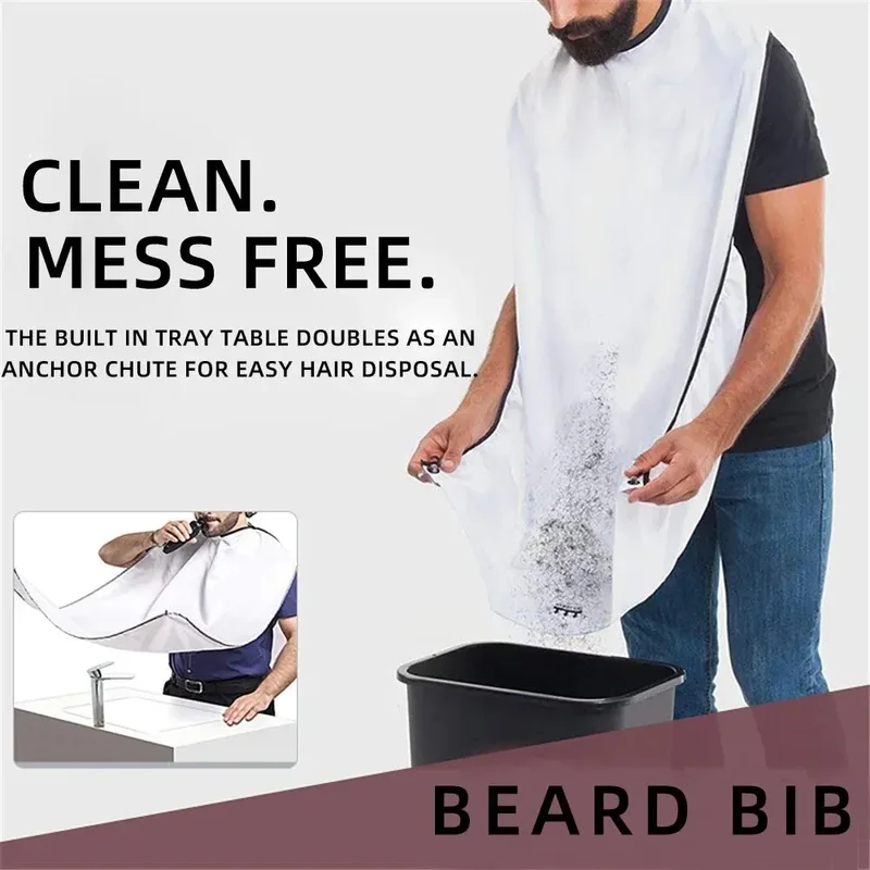 Male Shaving Apron Beard Catch - Hair Care Gift 评论和价格