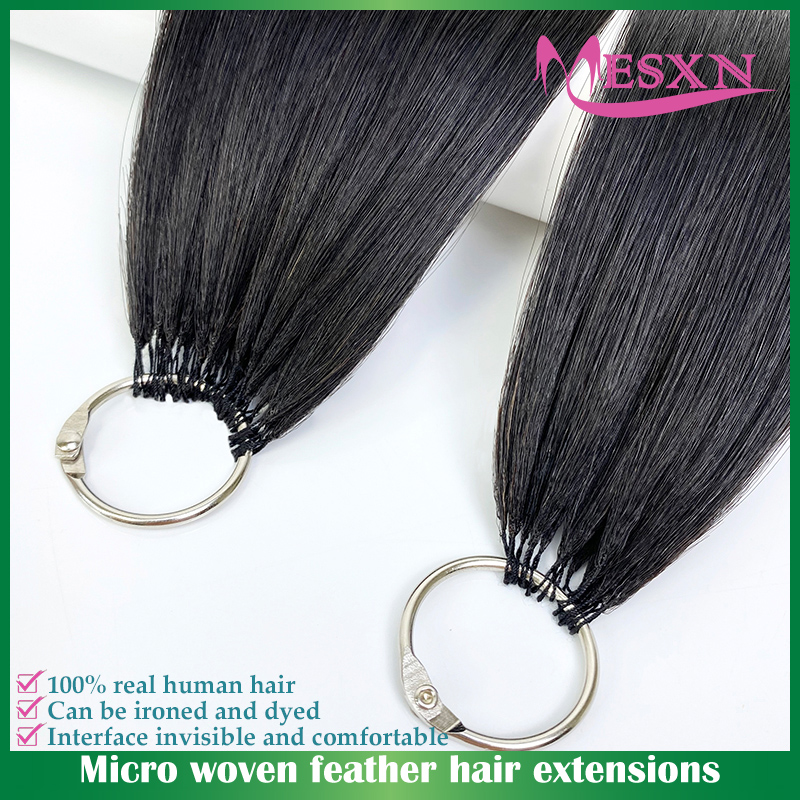 MESXN New Feather hair extensi - Hair Care Color 评论和价格