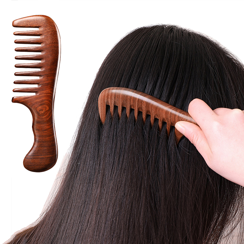 Natural Sandalwood Hair Combs  - Hair Care Gift 评论和价格