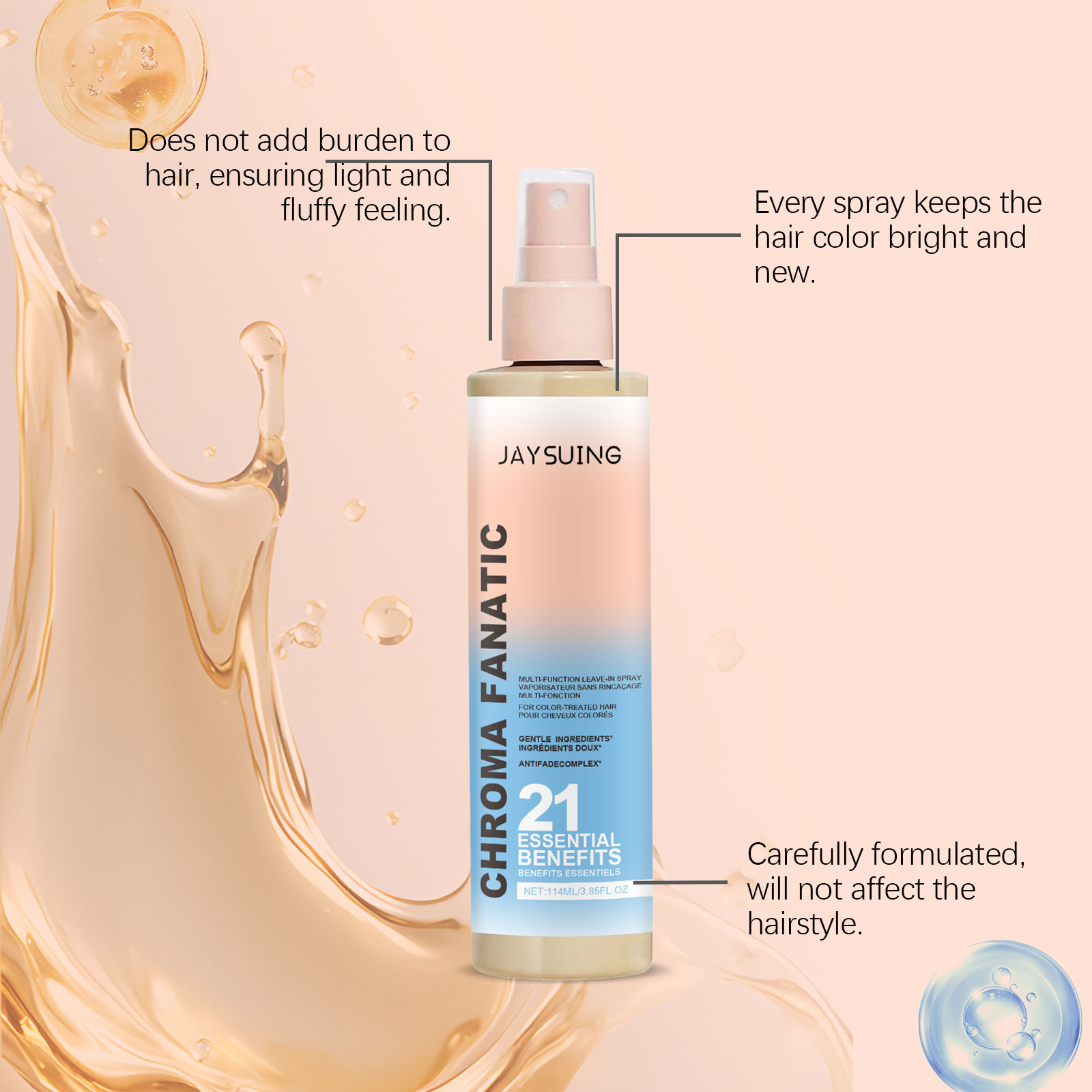 Moisturizing Spray for Hair Sc - Hair Care Essence Oil Spray 评论和价格