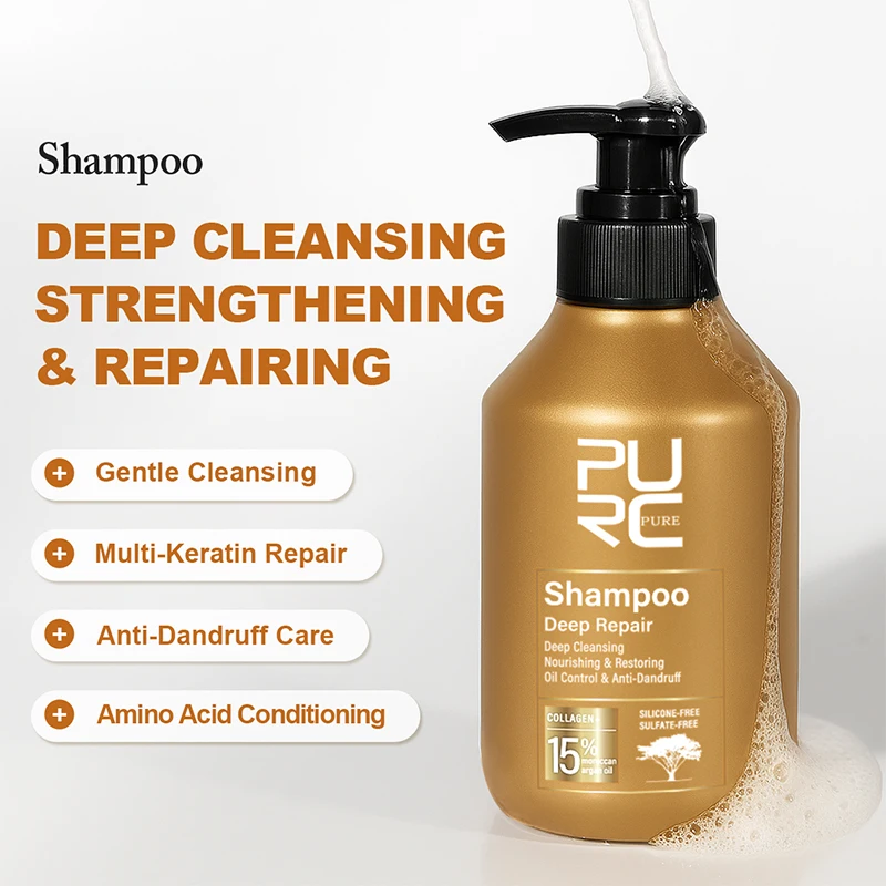 PURC Morocco Argan Oil Shampoo - Hair Care Keratin Treatment 评论和价格