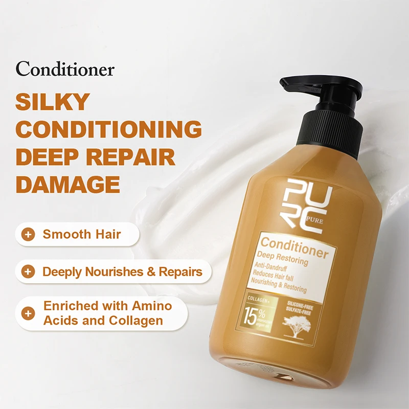 PURC Morocco Argan Oil Shampoo - Hair Care Keratin Treatment 评论和价格