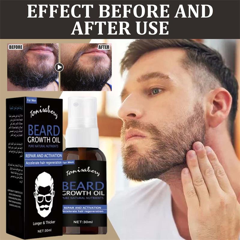 Beard Growth Oil Beard Wax Bal - Hair Care Natur 评论和价格