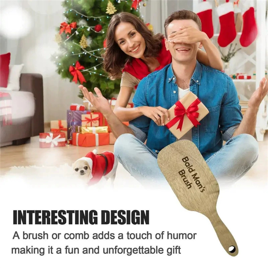Wooden Comb for Bald Men Funny - Hair Care Gift 评论和价格