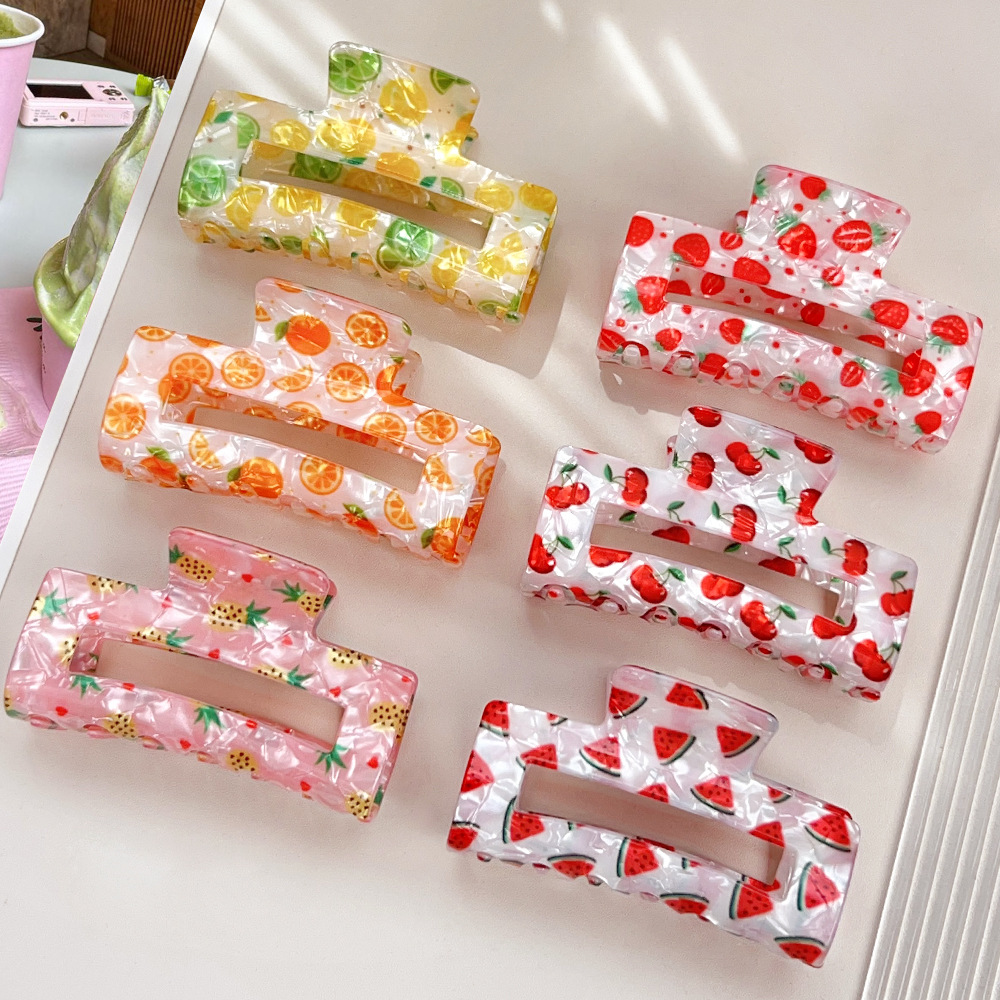 Fresh Fruit Grip Square Hollow - Hair Care Vegan 评论和价格