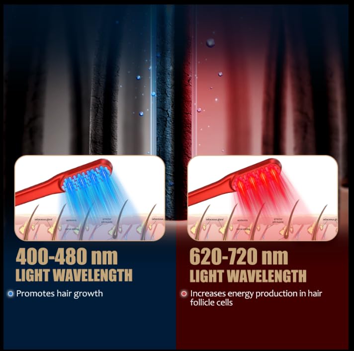 Laser Hair Growth Comb, Red Li - Hair Care Vegan 评论和价格