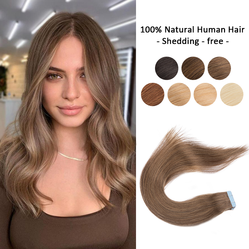 Human Remy Hair Tape In Wig 20 - Hair Care Color 评论和价格