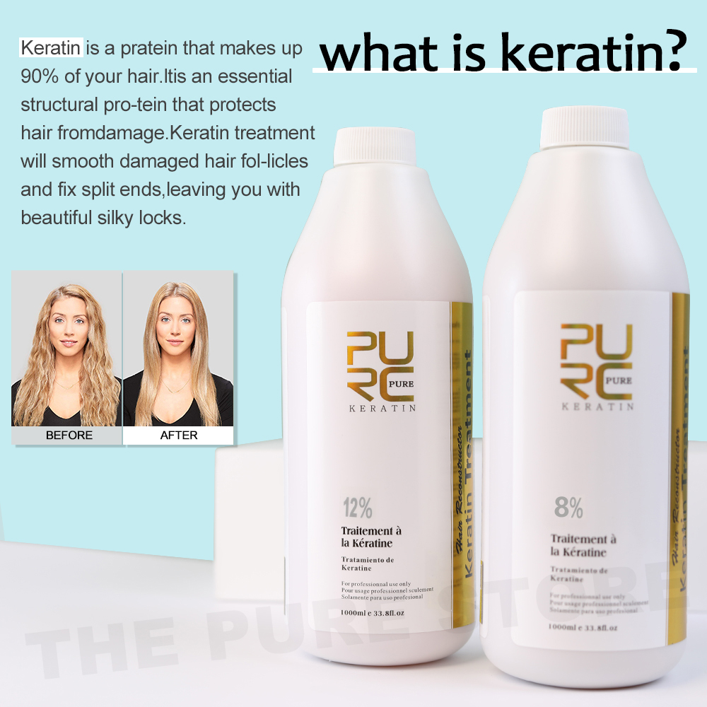 PURC 8% Keratin Smoothing Trea - Hair Care Keratin Treatment 评论和价格