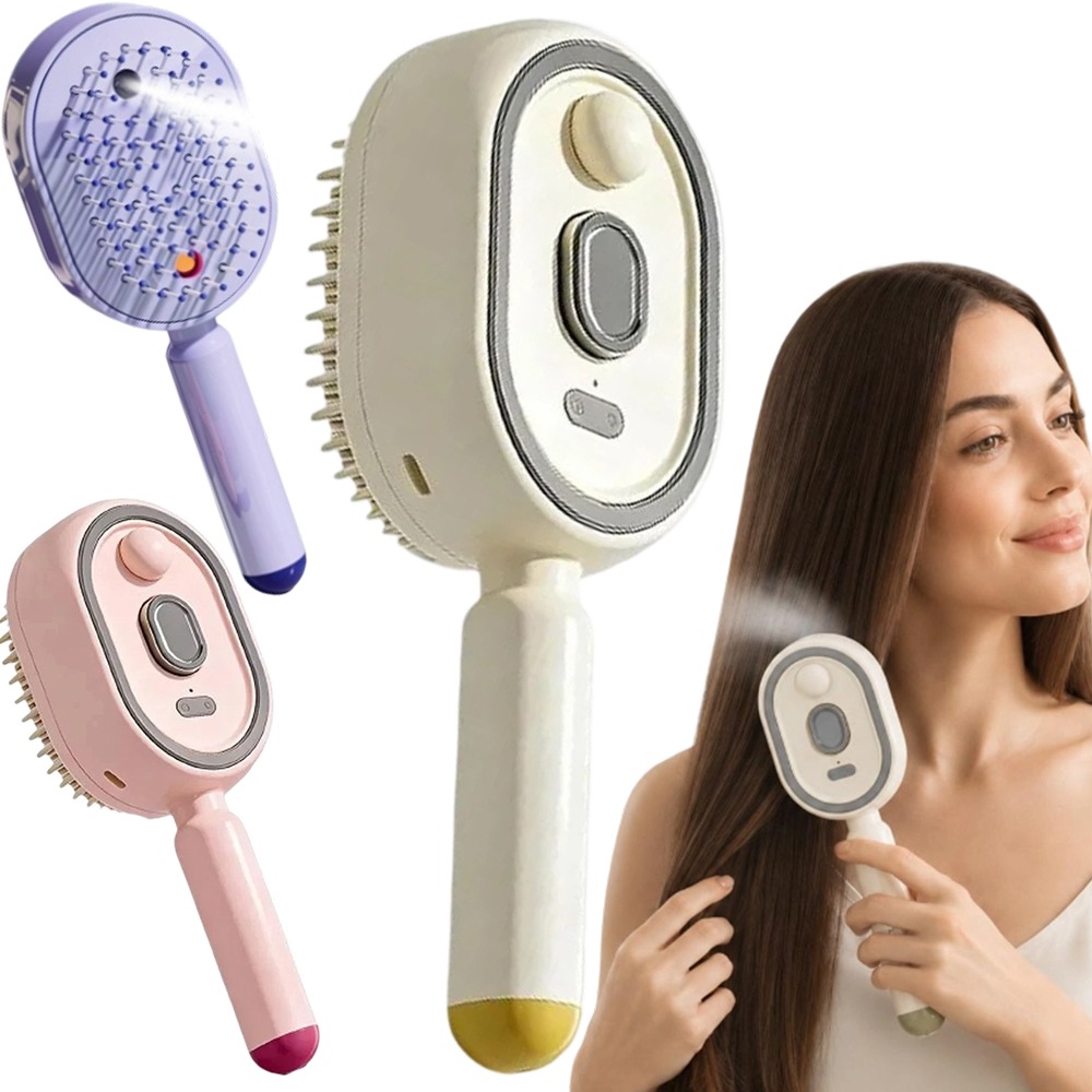 Multifunctional Massage Comb,E - Hair Care Essence Oil Spray 评论和价格