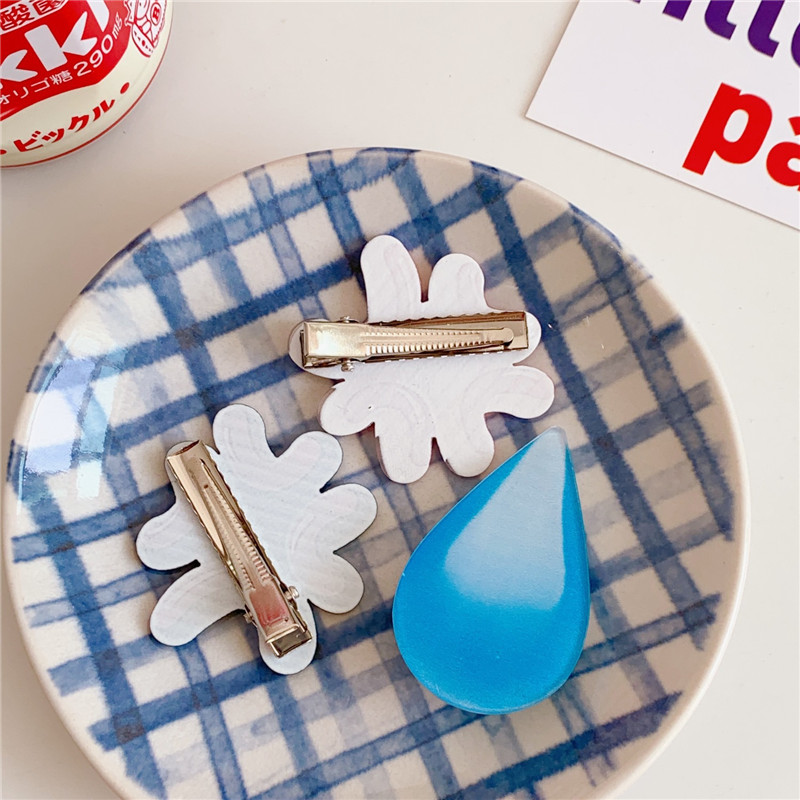 Water Drop Hairpin Expression  - Hair Care Vegan 评论和价格