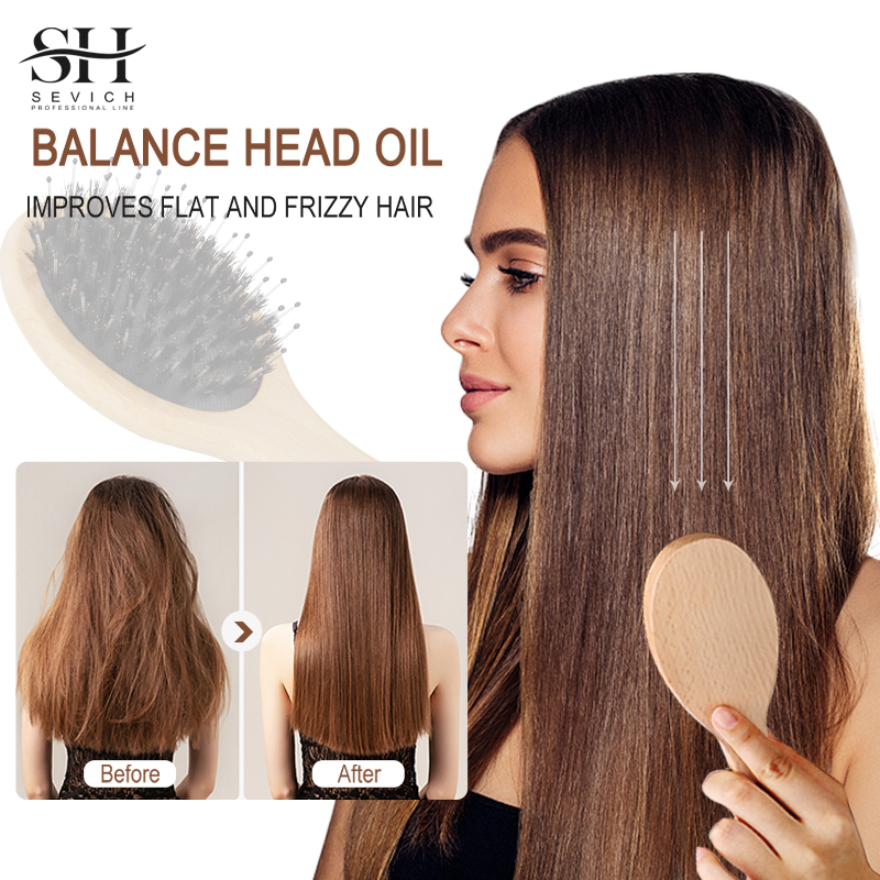 Natural Boar Bristle Hair Fluf - Hair Care Natur 评论和价格