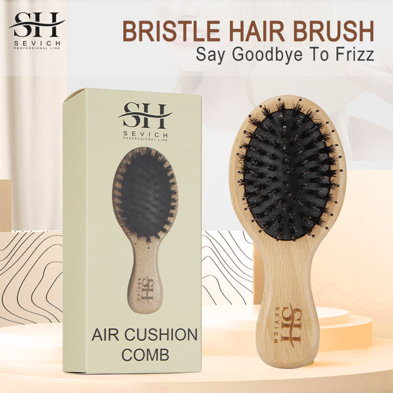 Natural Boar Bristle Hair Fluf - Hair Care Natur 评论和价格