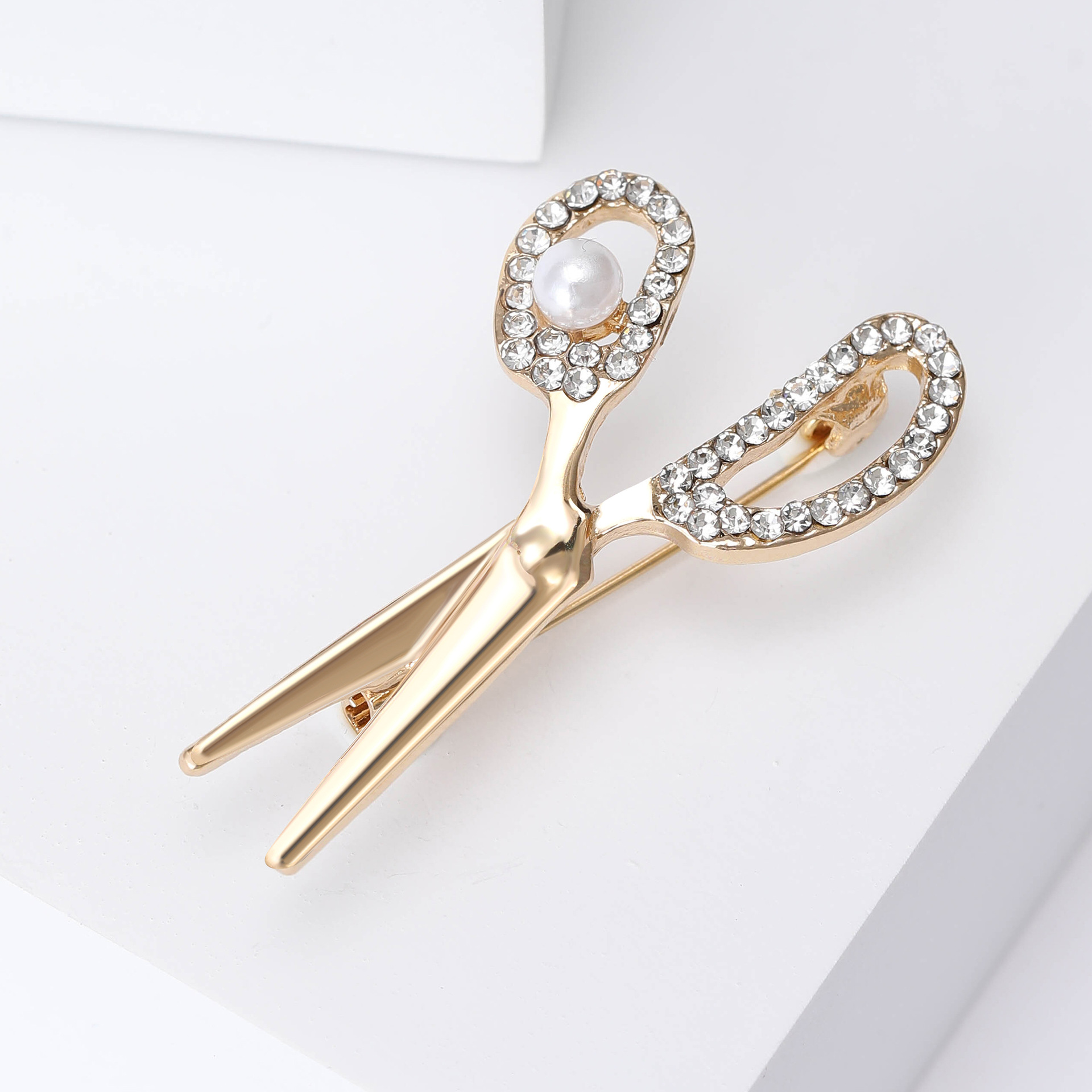 Pearl Scissors Brooches For Wo - Hair Care Gift 评论和价格