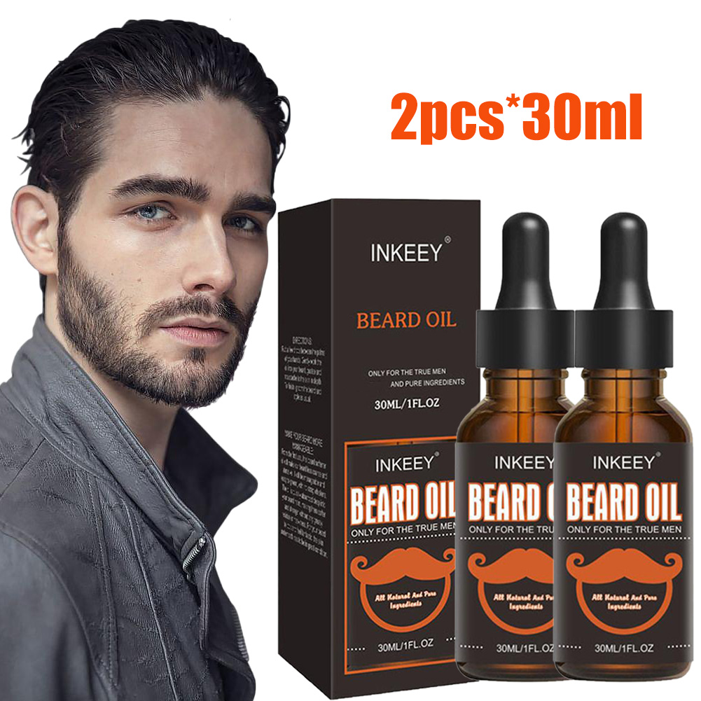2PCS Beard Care Oil For Men Na - Hair Care Natur 评论和价格