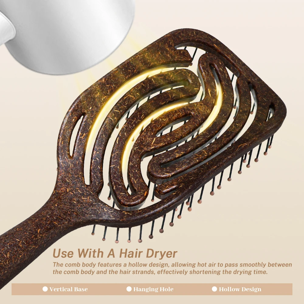 Hair Massage Comb Bristle Nylo - Hair Care Gift 评论和价格