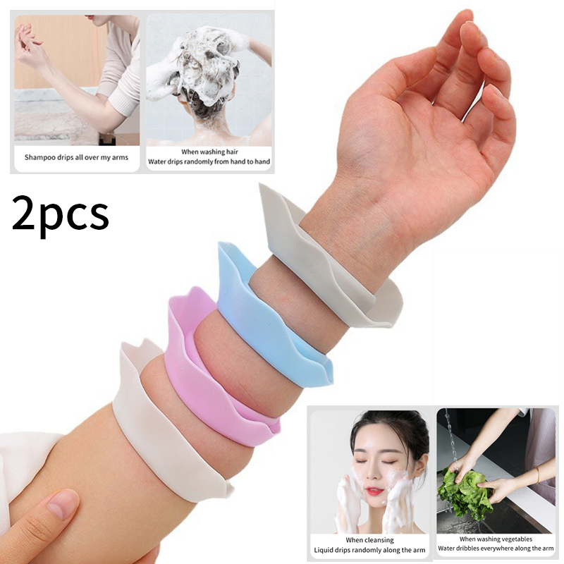 1 Pair Washing Face Wrist Watc - Hair Care Color 评论和价格