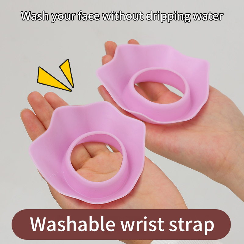 1 Pair Washing Face Wrist Watc - Hair Care Color 评论和价格